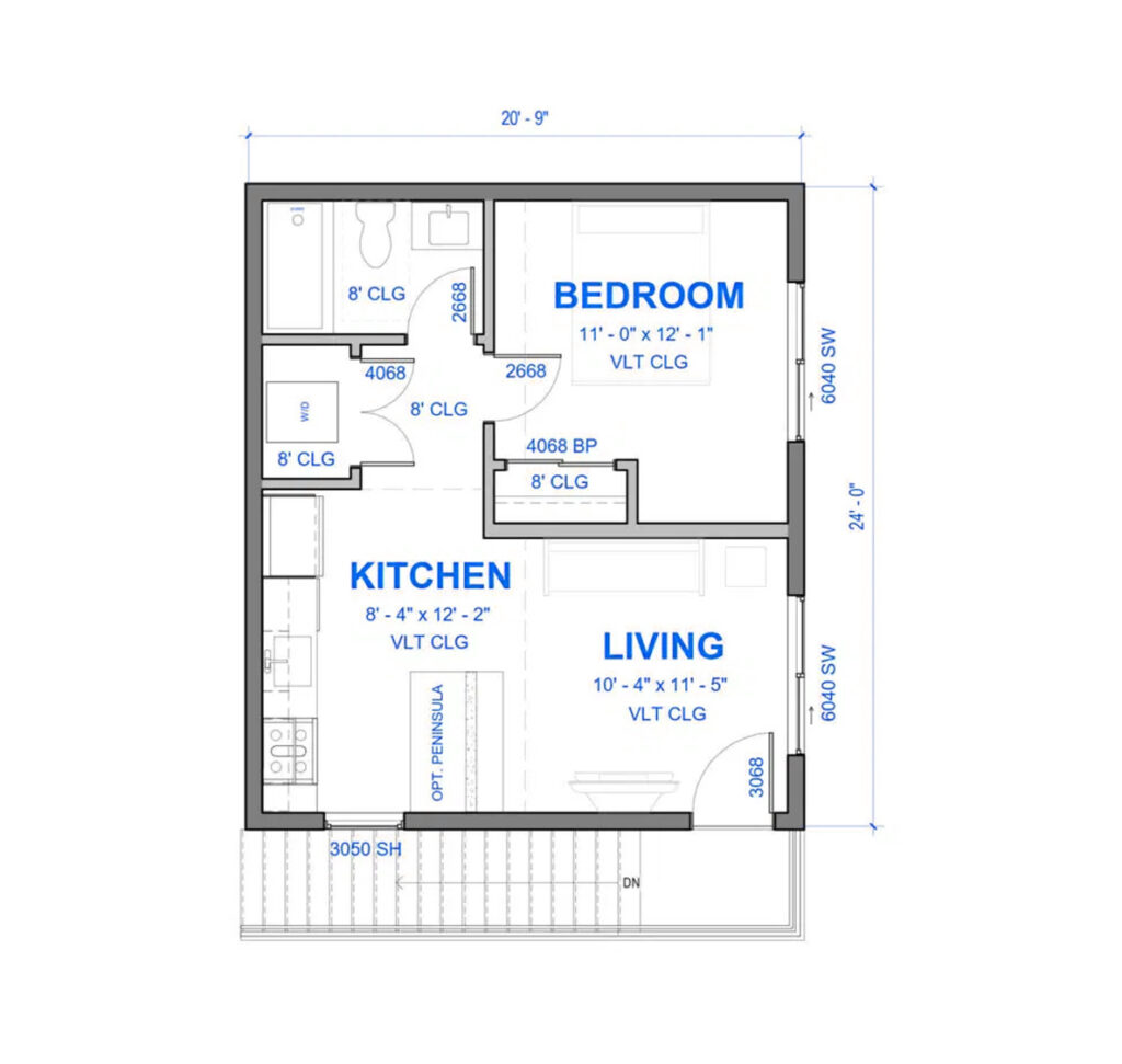 Belmont ADU Floor Plan