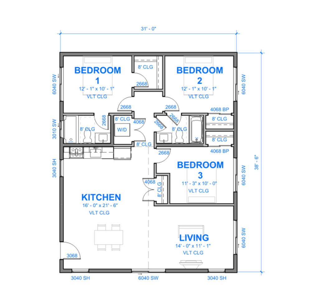 Stanford ADU Floor Plan