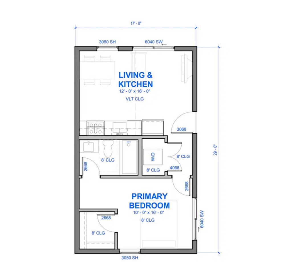 San Mateo ADU Floor Plan