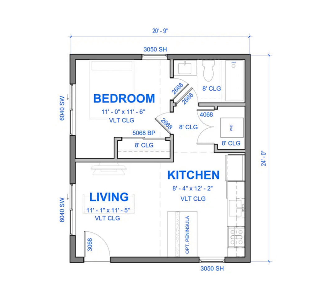 Foster City ADU Floor Plan