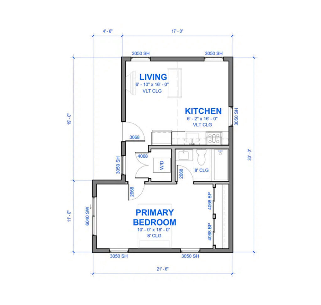 Emerald Hills ADU Floor Plan