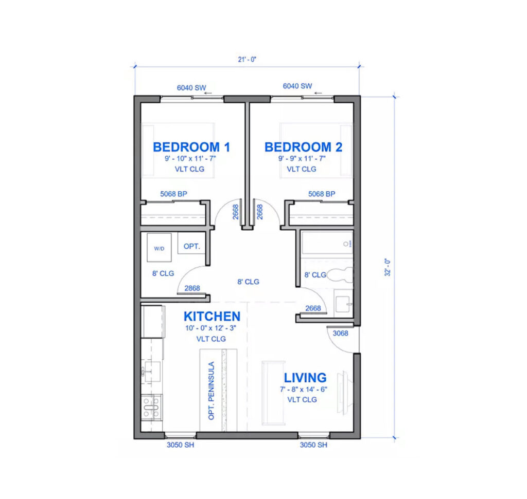 San Carlos ADU Floor Plan