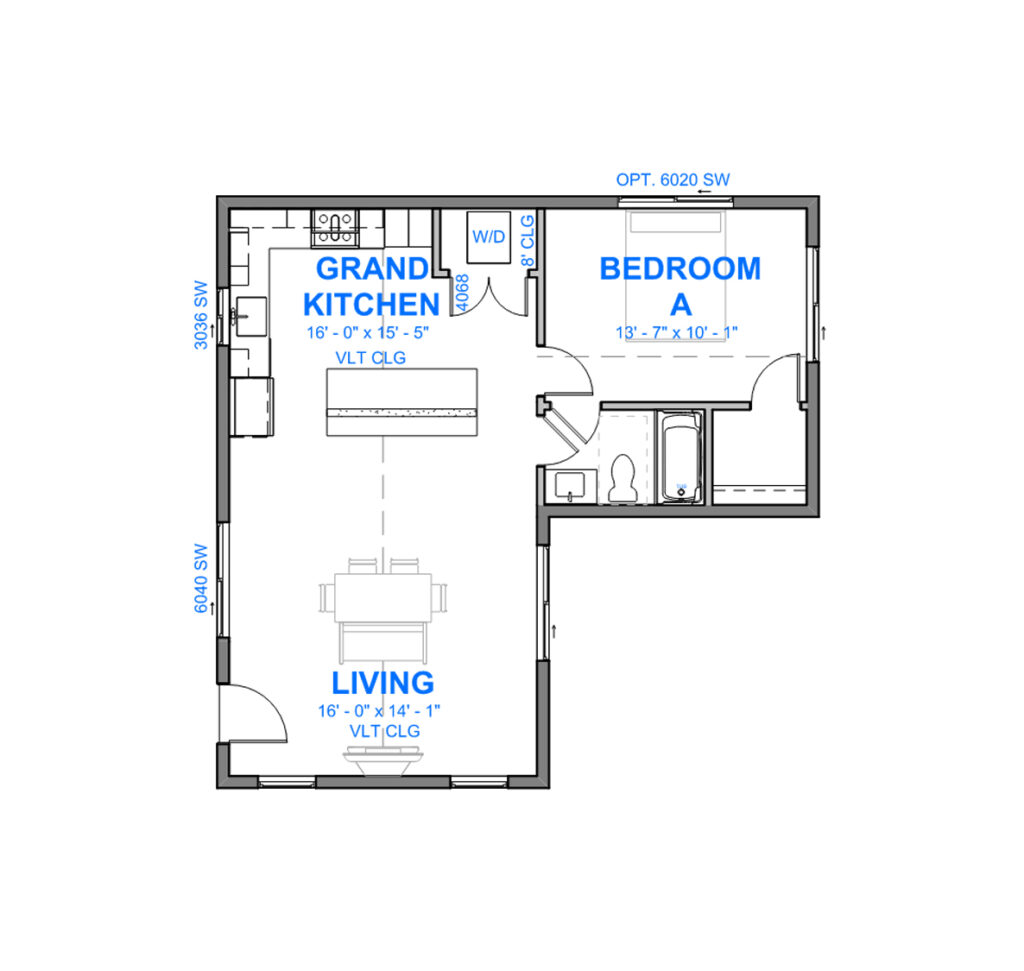 Redwood City ADU Floor Plan