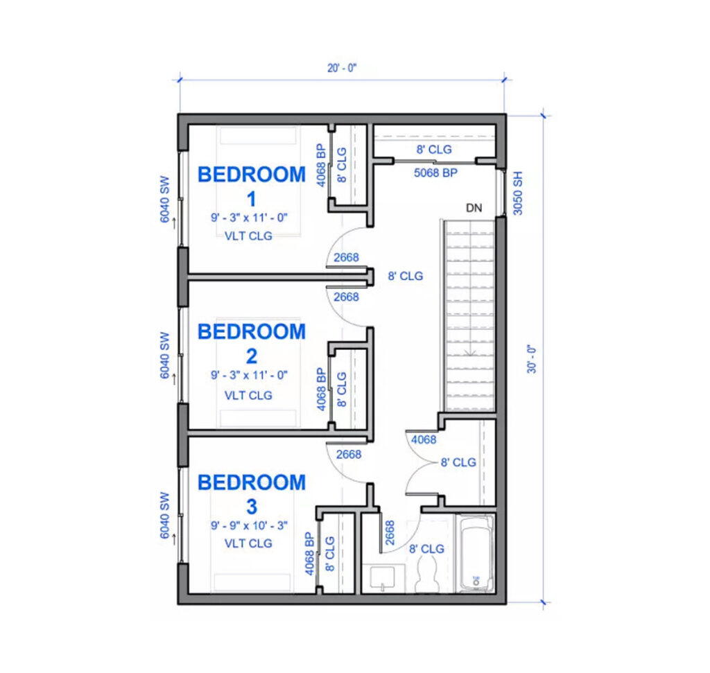 Mountain View ADU Floor Plan